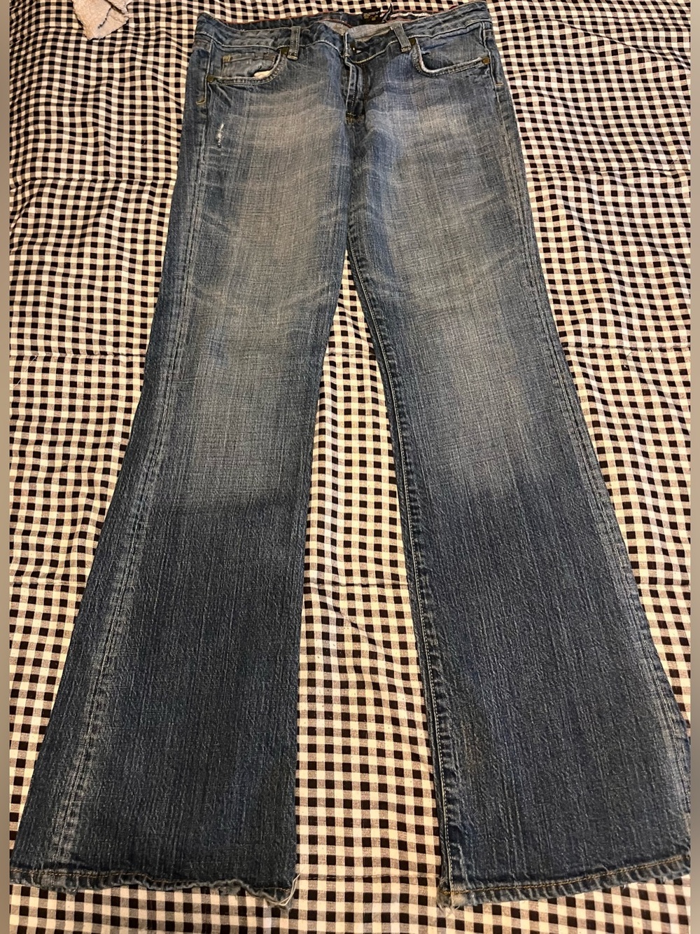i jeans by Buffalo Medium Blue Flare Wide-Leg Jeans